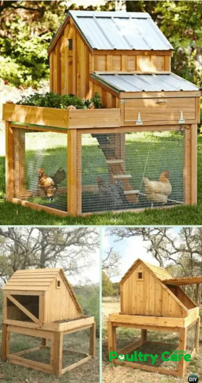 Chicken Coop with Planter