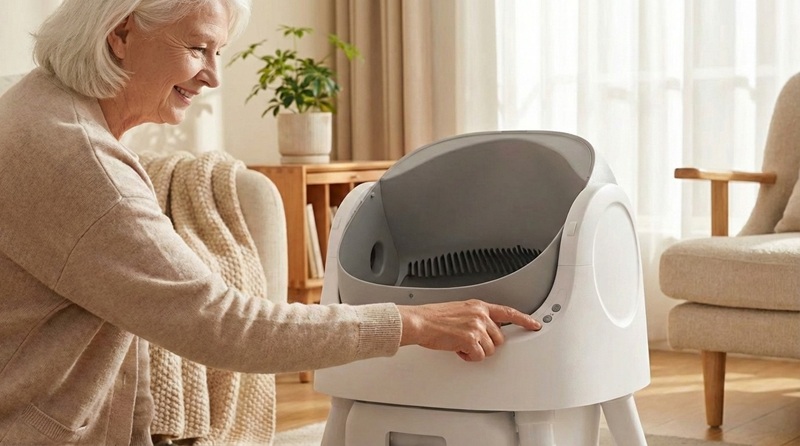 An Automatic Litter Box for Real Life, Not Just for Smartphones